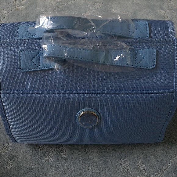 5 PIECE LIGHT BLUE JOY HANDBAG LUGGAGE COLLECTION SET - Picture 8 of 13